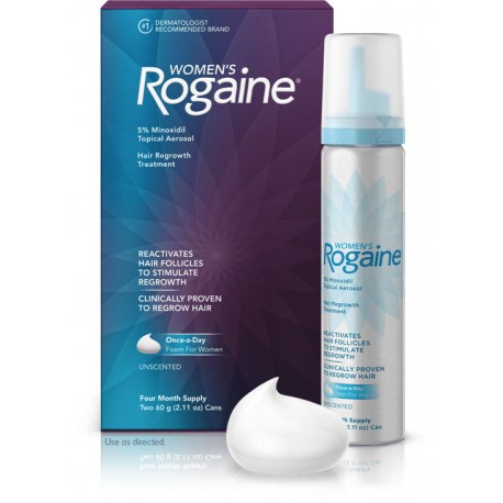 Thuốc mọc tóc dạng bọt Minoxidil 5% Women's  dành cho nữ của Rogaine