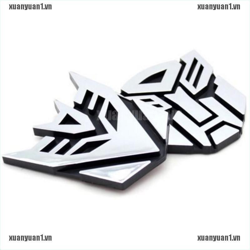 [XUANYUAN1] Huy Hiệu Đồ Họa Logo Transformers 3D Bảo Vệ Tự Động