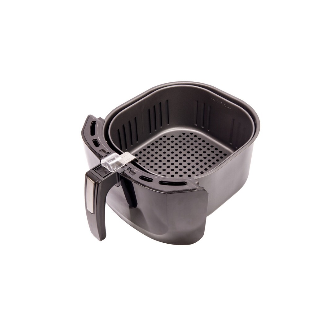 Nồi chiên không dầu Galuz GLA-616, 5.2L 1800w, nướng gà vịt 2.5kg nguyên con, tặng bình xịt dầu