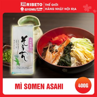 Mì Somen Asahi 400g hàng nội địa Nhật Bản chính hãng