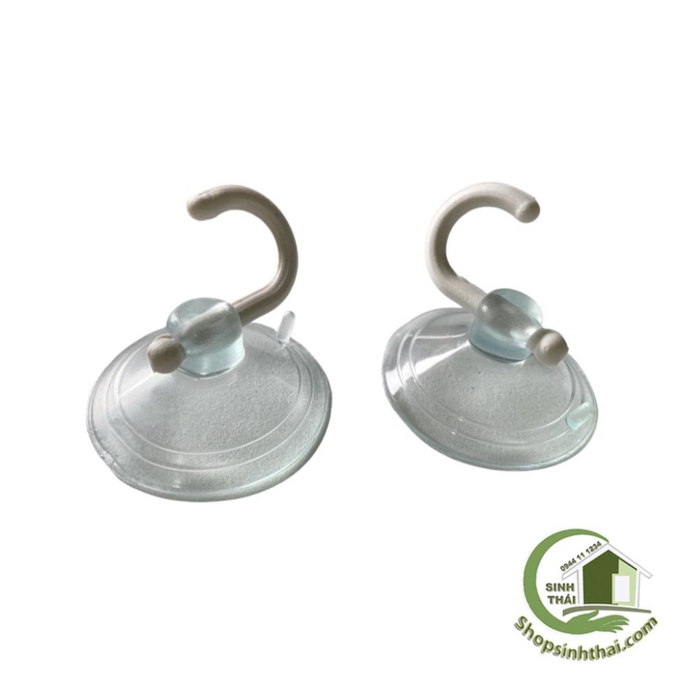 Hít kính treo đồ - móc treo tường kính - móc treo đồ dán kính - Bịch 10 cái