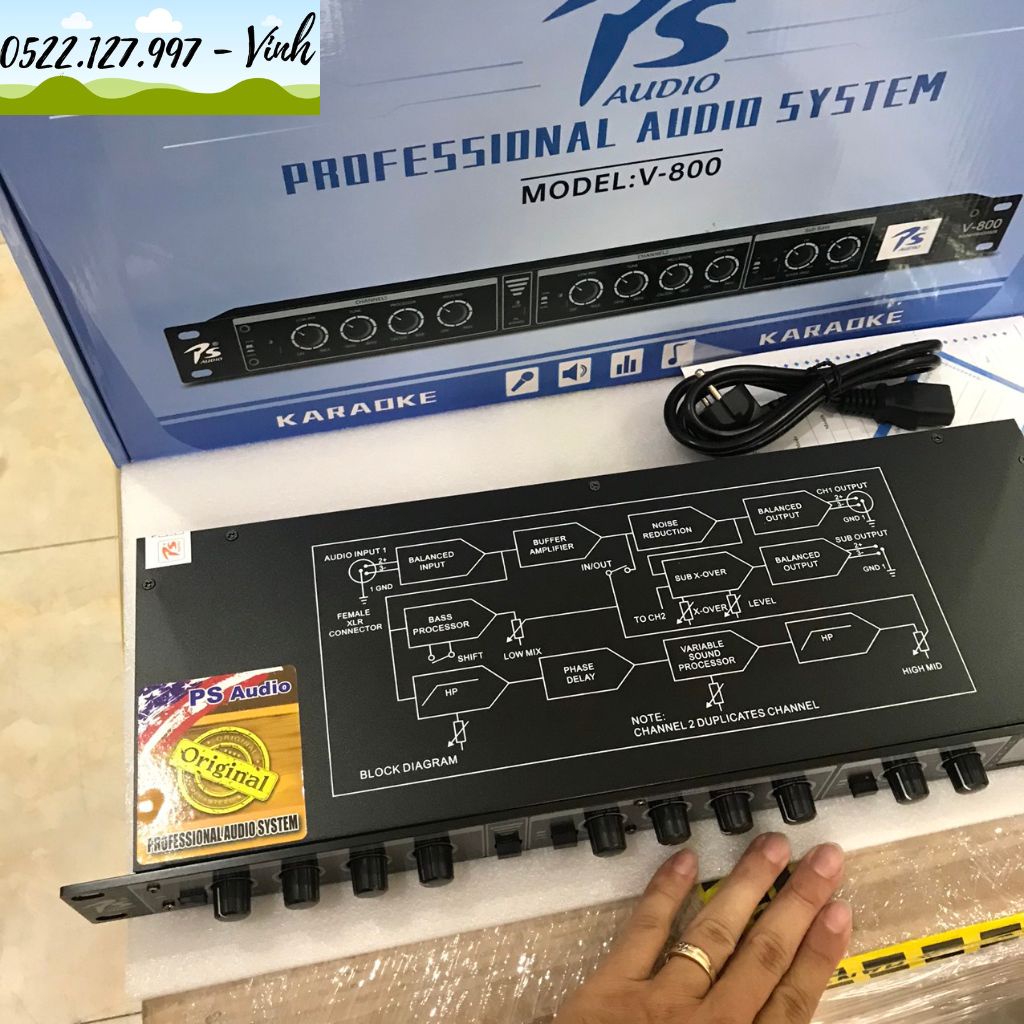 Máy nâng tiếng PS Audio V800 - Hàng chính hãng - Gia Khang Shop