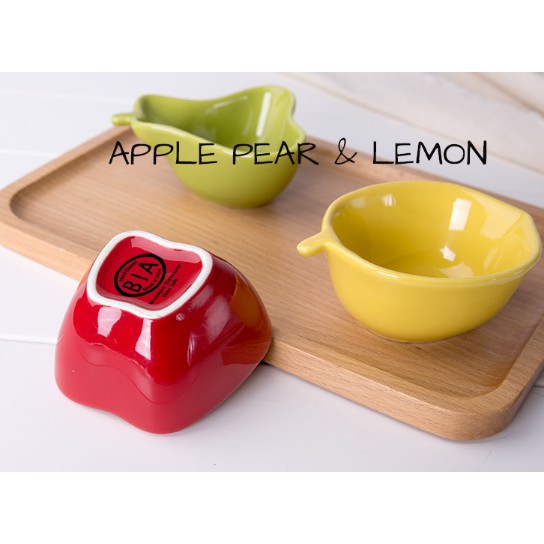 [Hot] Bát ăn dặm kiểu nhật hình chanh,táo,lê