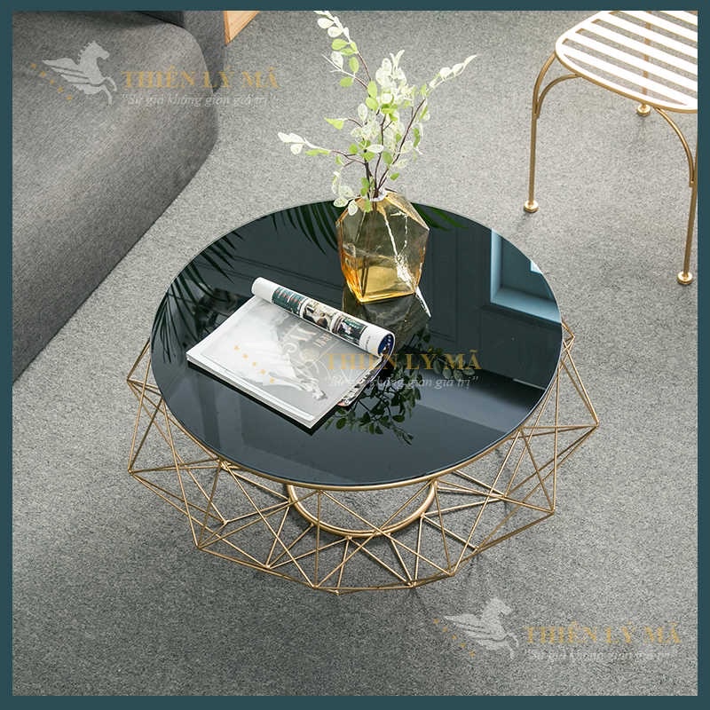 Bàn trà kim cương mặt trời. bàn trà sofa. bàn trà. nội thất phòng khách. nội thất giá rẻ