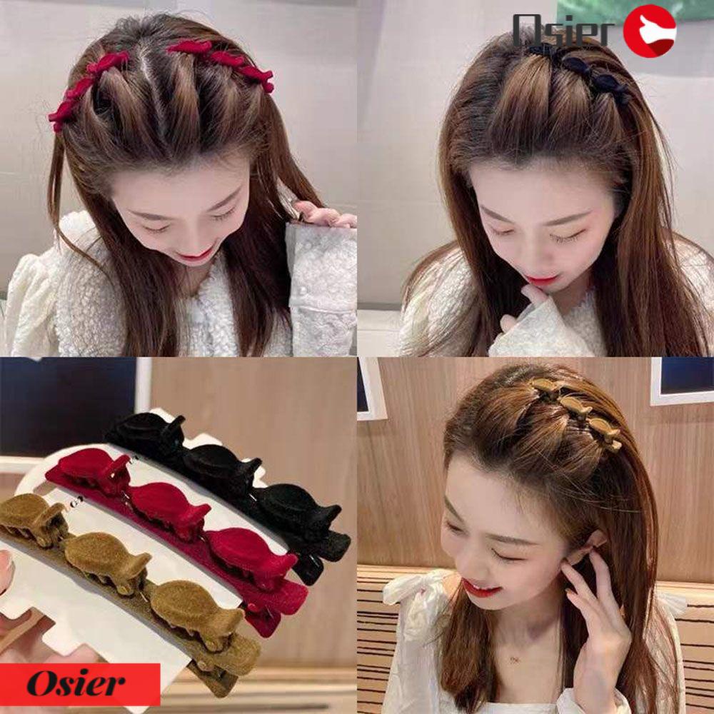 1 Kẹp Tóc Mái Đôi Tạo Kiểu Tóc Thời Trang