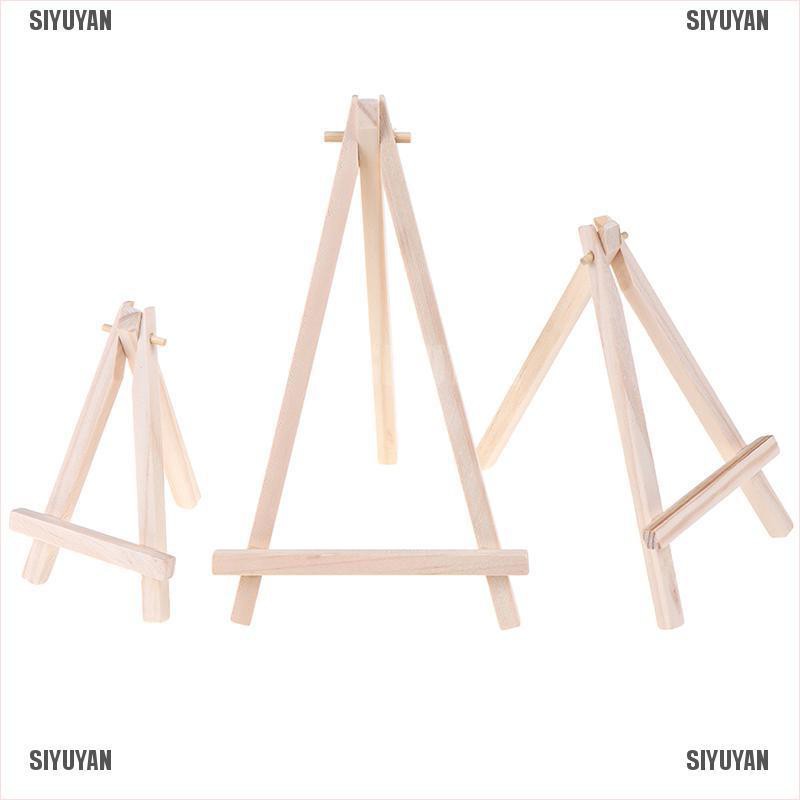 Giá Đỡ Ba Chân Mini Bằng Gỗ & Vải Bạt Dùng Trưng Bày Tranh Vẽ