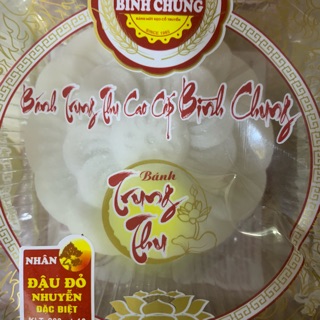 Bánh dẻo nhân đậu đỏ/Bánh trung thu Bình Chung