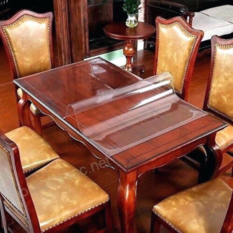 Tấm nhựa dẻo PVC trong suốt chải bàn chất lượng cao dầy 0,5mm