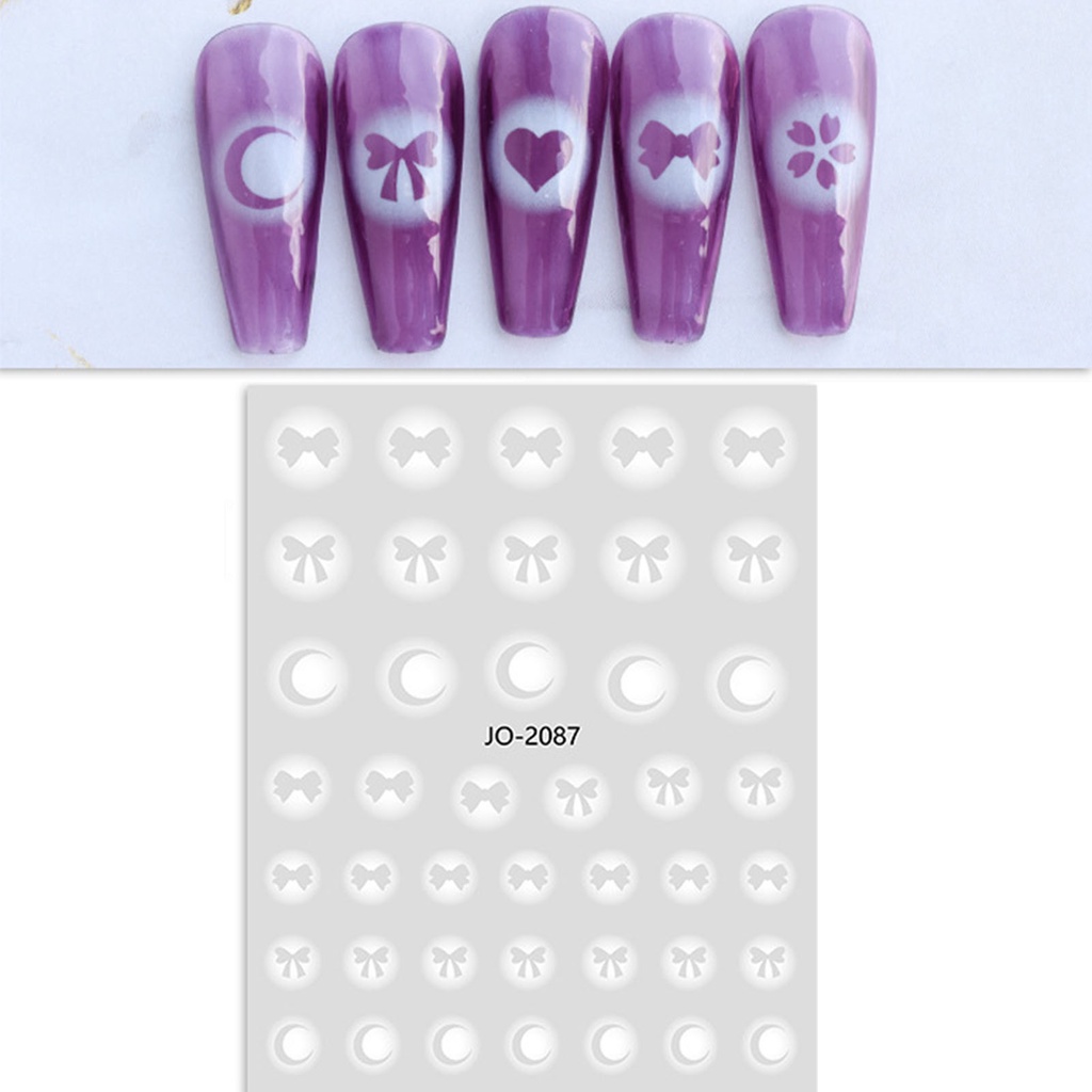 Bộ 2 Miếng Dán Trang Trí Móng Tay Tự Dính Chống Nước Thân Thiện Với Môi Trường