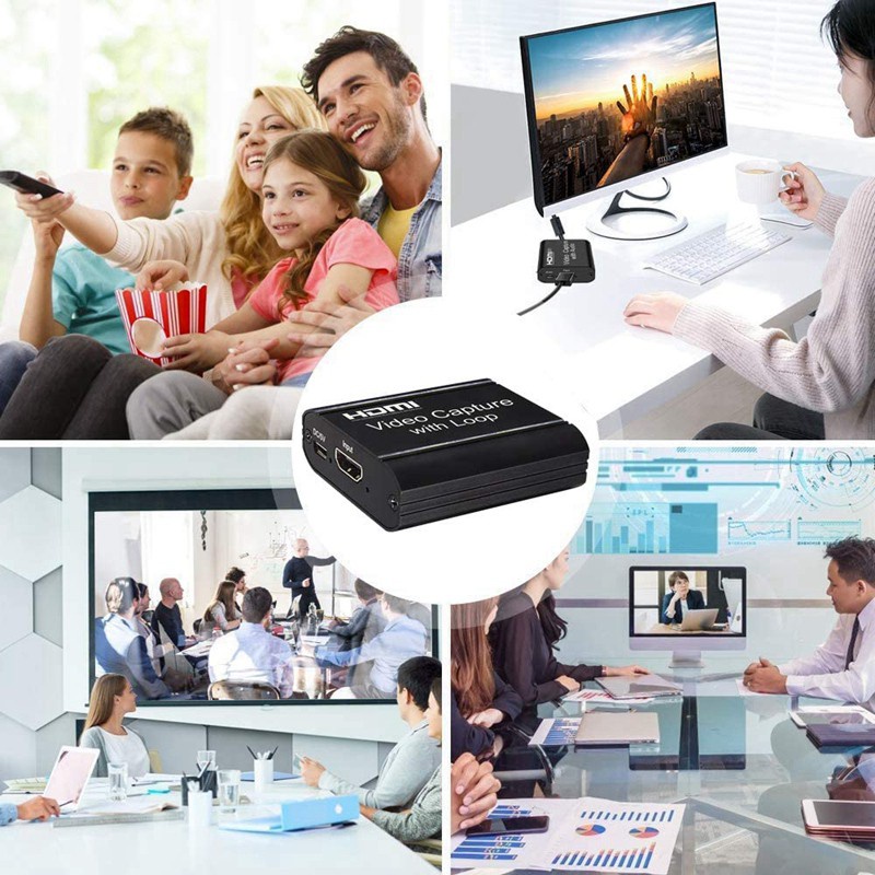 Bộ Chuyển Đổi Video Hd 1080p 4k Hdmi Sang Usb 2.0 Kèm Phụ Kiện Chuyên Dụng