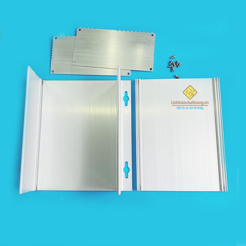 Hộp nhôm 155x120x61mm có tai