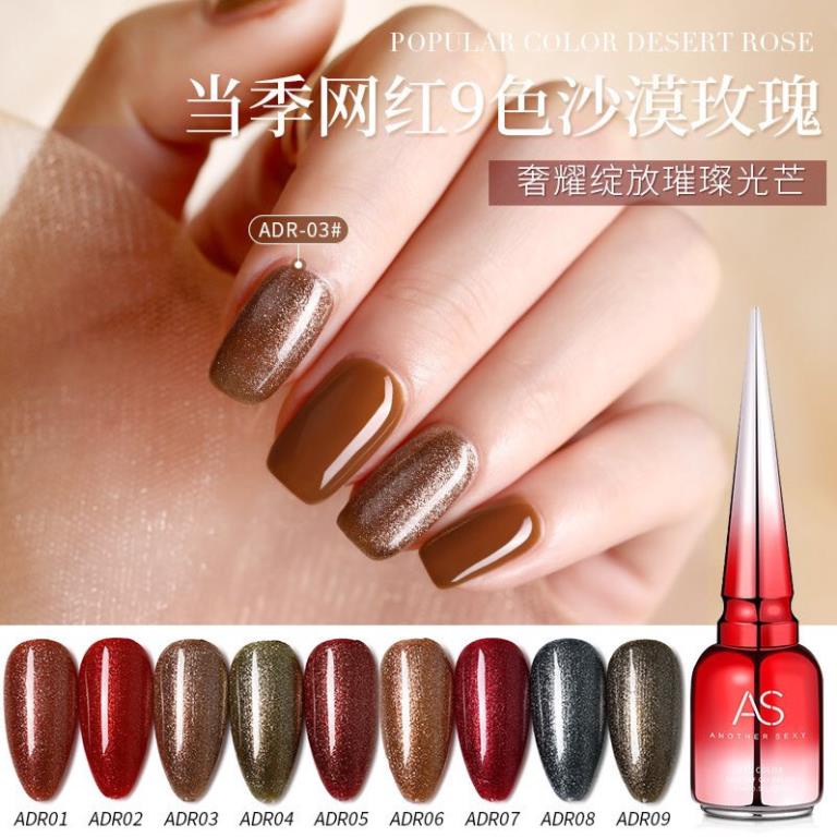 Sơn Gel AS vỏ đỏ Mã ADR ( Cam Kết Chính Hãng - làm khô sơn gel bằng máy hơ uvled )