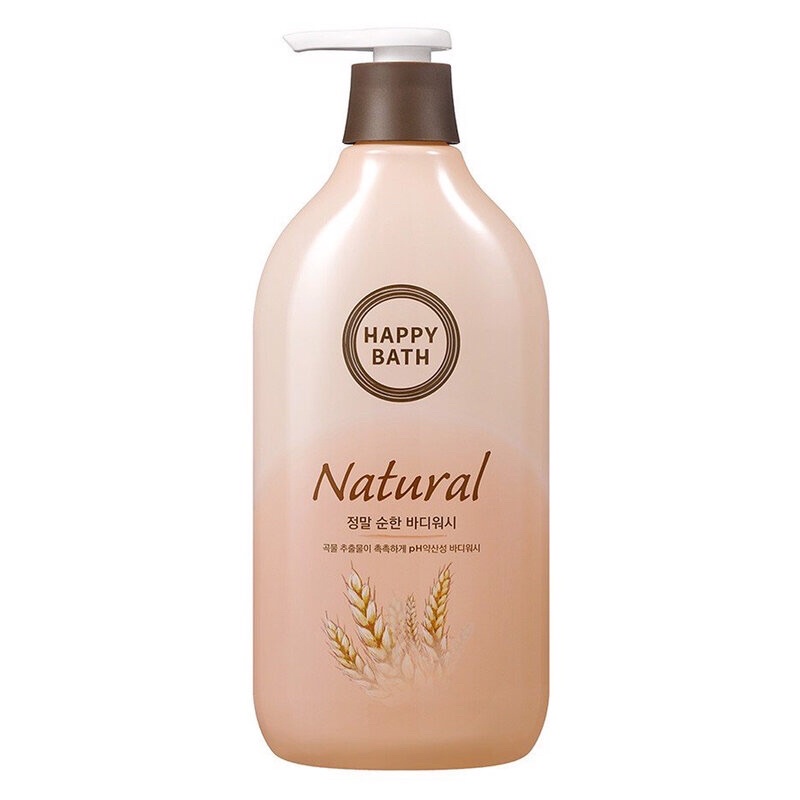 SỮA TẮM HAPPY BATH NATURAL - TINH CHẤT LÚA MẠCH 900g