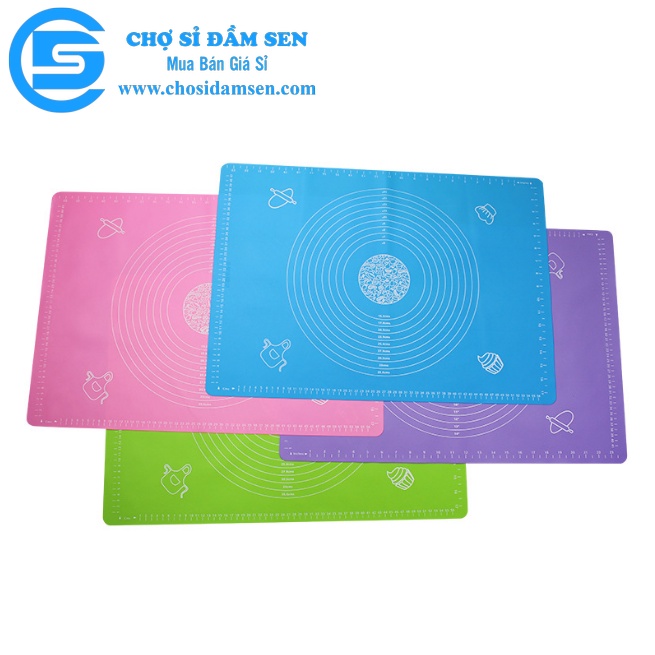 Thảm Nhào Bột , tấm cán Bột Silicone Làm Bánh Chống dính, Tấm lót cách nhiệt, dụng cụ nhà bếp G308-ThamCanBot