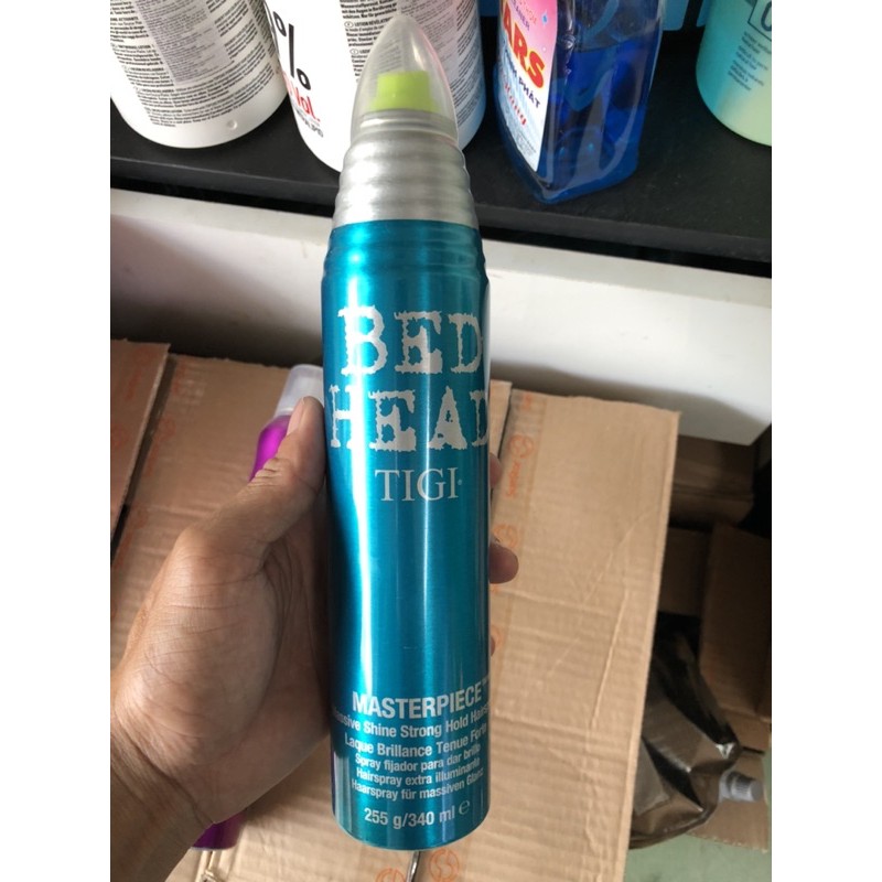Keo xịt bóng tóc giữ nếp cứng vừa - Tigi Bed Head Masterpiece shine hairspray