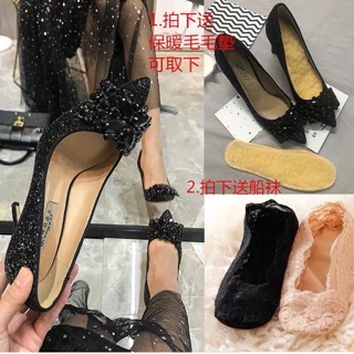 Giầy cao gót đính đá( có ảnh thật)