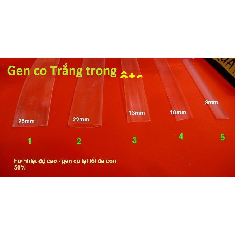 Ống co trong - Loại đặc biệt