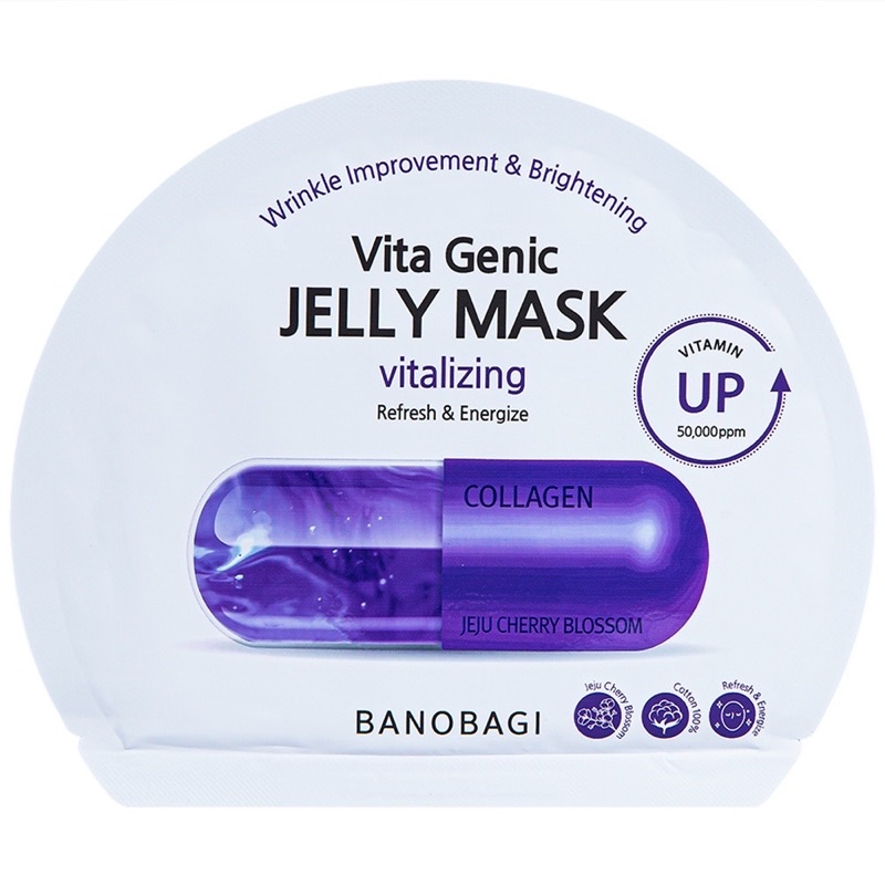 Mặt nạ Banobagi Vita Genic Jelly Mask 1 Miếng 25ml Dưỡng Da, Mask Banobagi