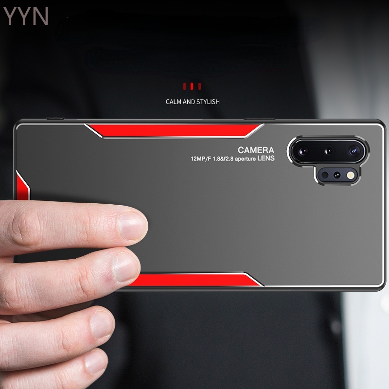 Ốp điện thoại kim loại chống trượt chống rơi dành cho Samsung Galaxy note 8 9 10 Samsung note10 plus
