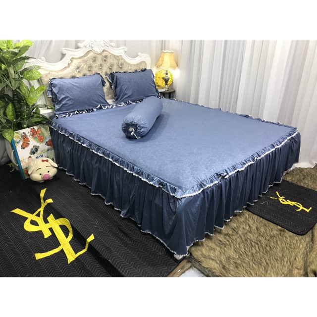 Nhap ma FSS04APR3 duoc hoan tien 70K XU Drap Thun Gam Phủ Bèo Thiết Kế Cao Cấp #LQ Bedding#