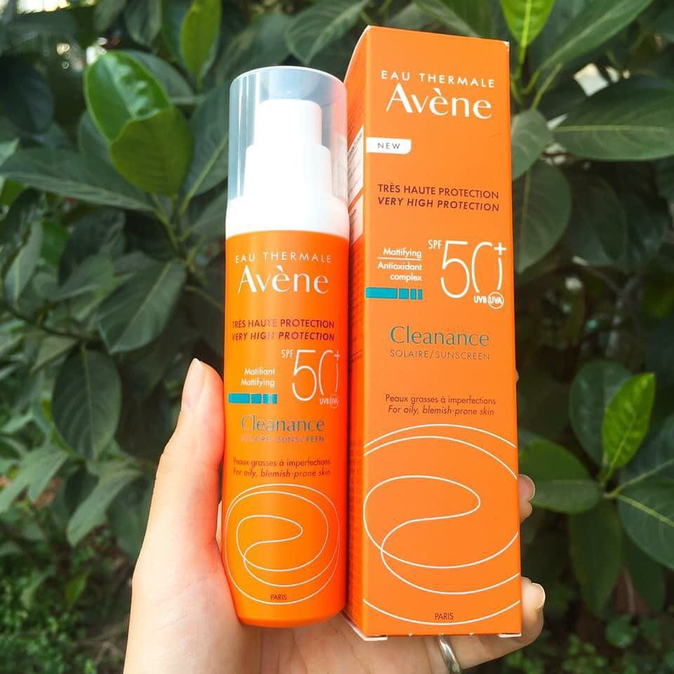 Kem chống nắng Avene Cleanance Solaire SPF 50 cho da mụn mẫu mới - Cila House