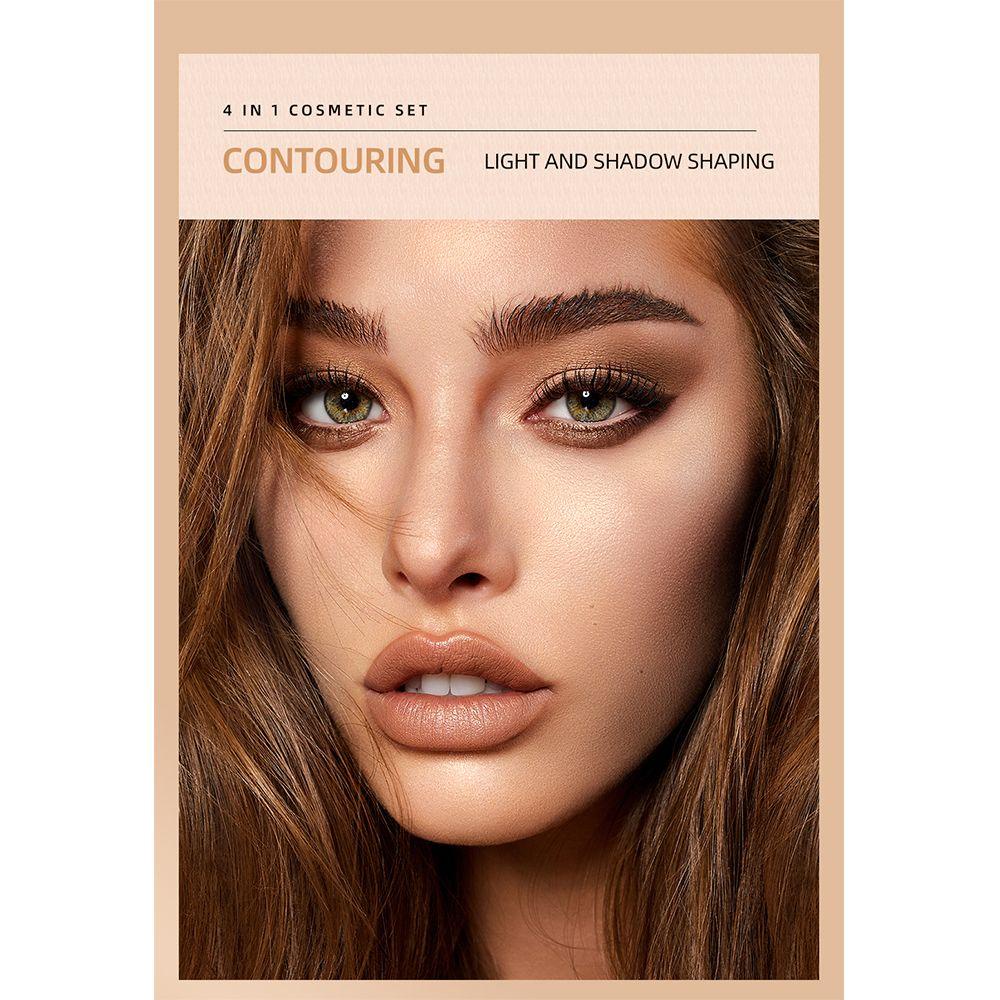 Thỏi Kem Bắt Sáng 3D Tạo Khối Má Hồng Phấn Mắt 3 Trong 1