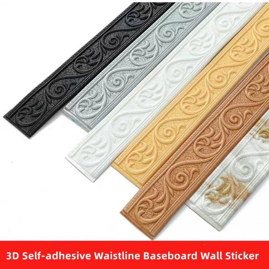 Miếng Dán Tường 3D Bằng Xốp 3D Tự Dính Chống Thấm Nước Trang Trí Góc Cạnh Tường