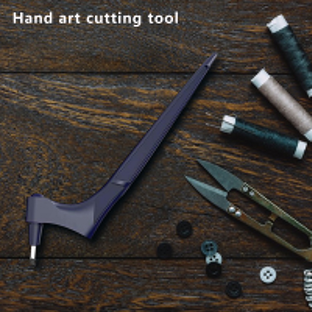 Dụng cụ cắt giấy bằng thép không gỉ xoay 360 độ DIY