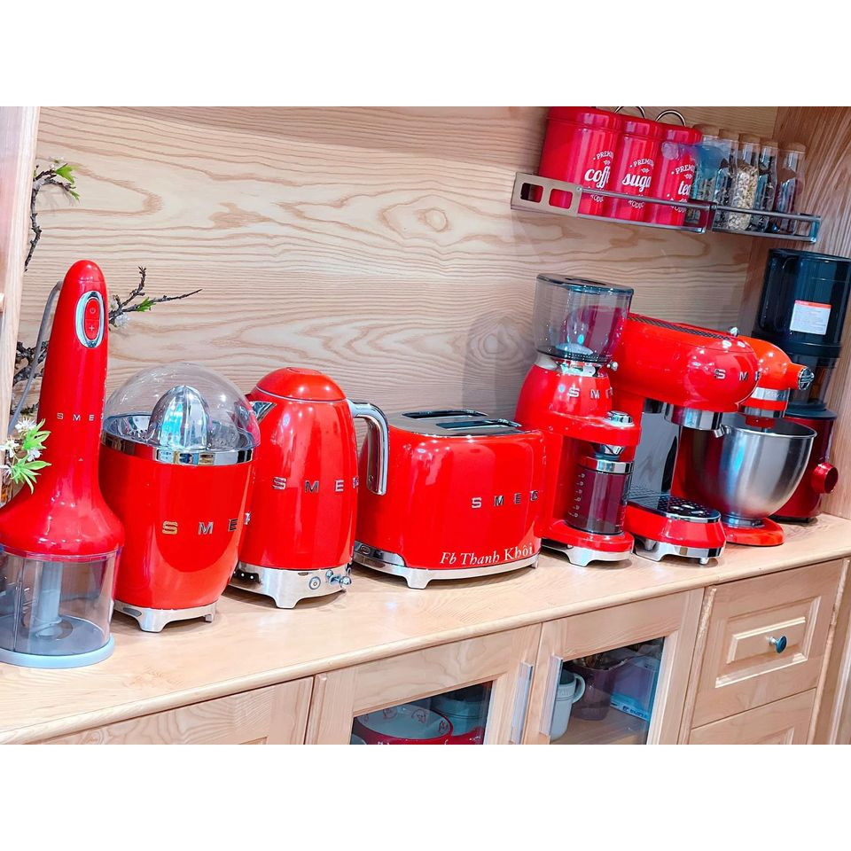 Máy đánh trứng SMEG HMF01PBEU màu xanh blue