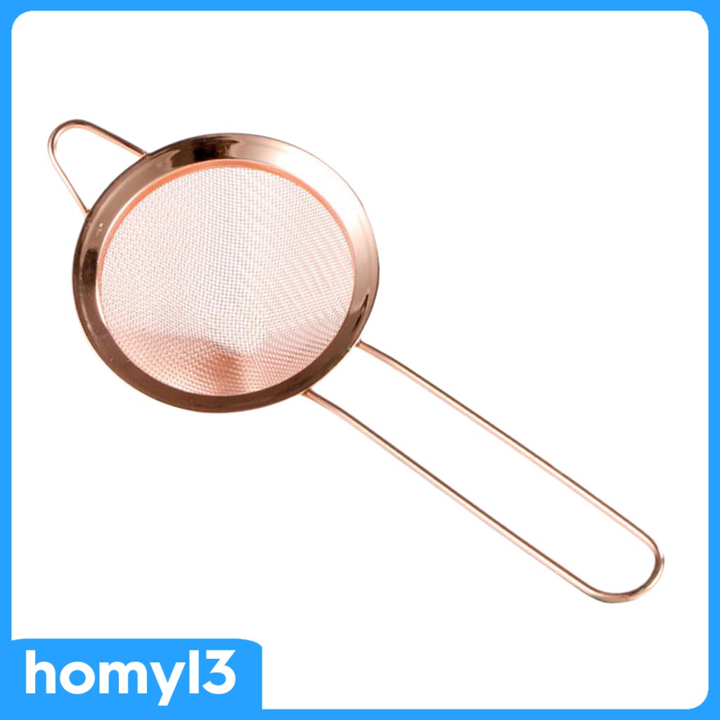 (Kayla 's 3c) 85mm Colander Stainless Steel Cocktail Strainer