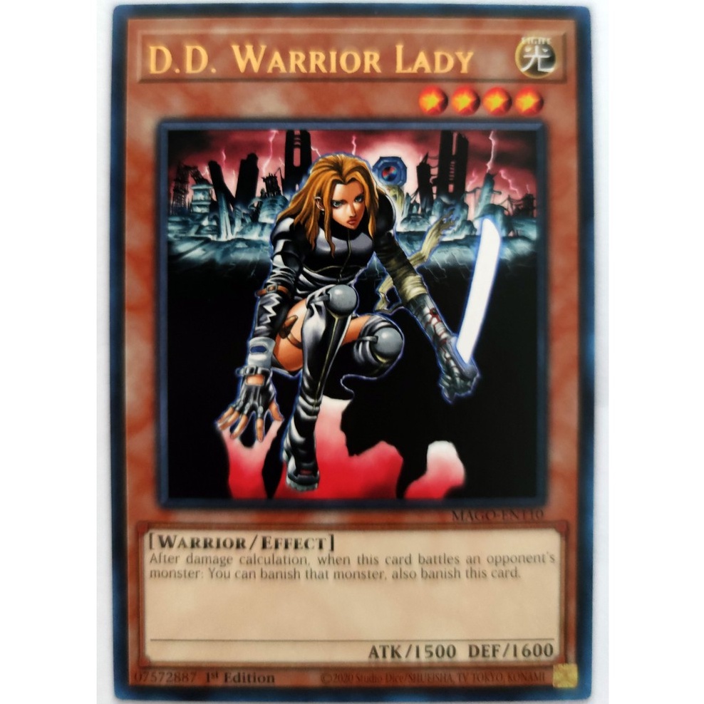 D.D. Warrior Lady |EN| Gold-Letter Rare
