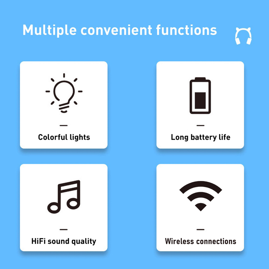 Tai Nghe Ms Bluetooth 5.0 Không Dây Âm Thanh Sống Động Jack Cắm 3.5mm | BigBuy360 - bigbuy360.vn