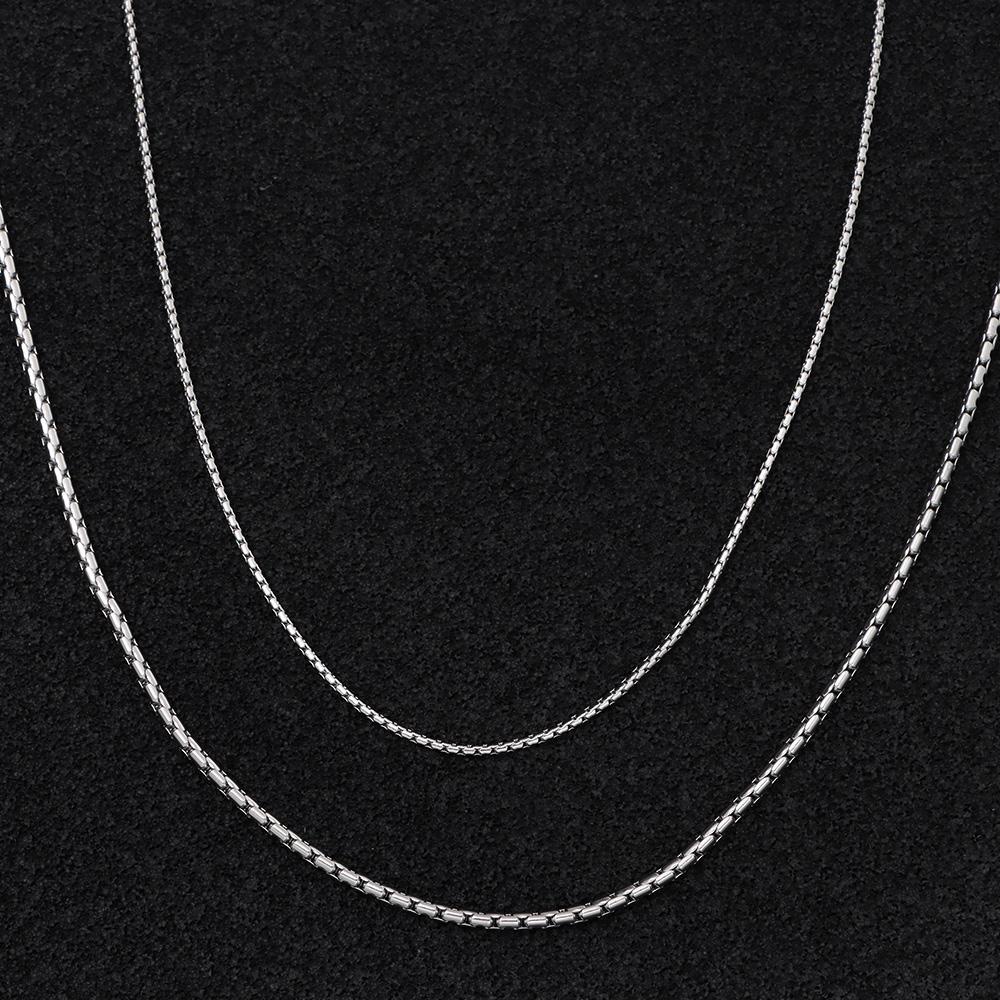 SOFTNESS Vòng cổ Inox Phong Cách Hip Hop Cá Tính Dành Cho Nam Và Nữ