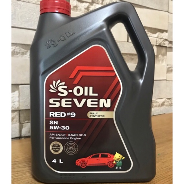 Dầu nhớt S-oil red #9 SN 5w30