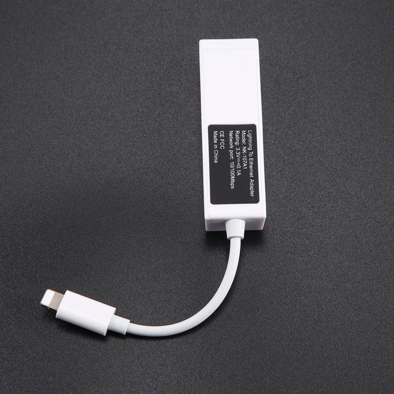 Cáp Chuyển Đổi Sang Rj45 Ethernet Lan 100mbps Cho Dòng ĐT táo/tablet táo