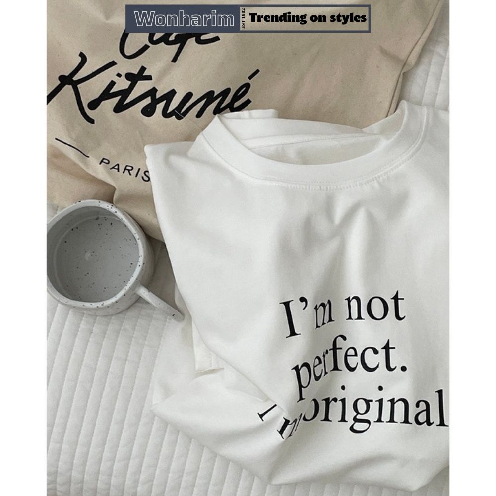 Áo thun tay lỡ 3158 Quảng Châu 🌸 🌸  Áo phông qc form rộng Perfect freesize 21221