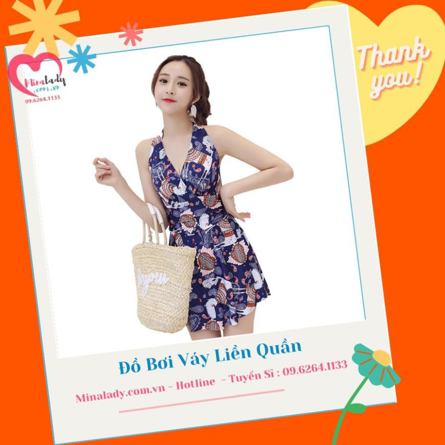 Váy đi biển, đồ bơi nữ có quần liền thân ( Họa tiết hình khối) - Hàng sẵn Có clip sexy | BigBuy360 - bigbuy360.vn