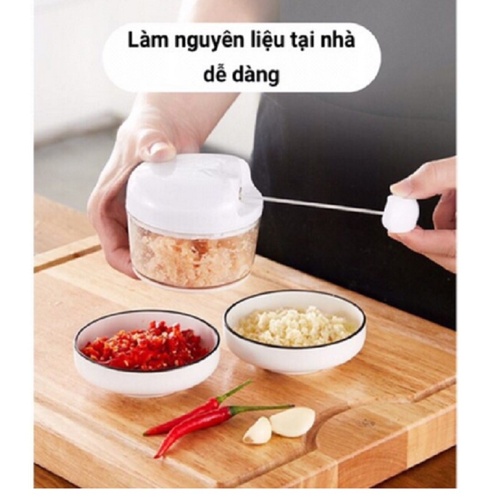 Xay tỏi ớt mini cầm tay tiện lợi dễ dàng tháo lắp vệ sinh - hàng loại 1 (khosithuanthanh)