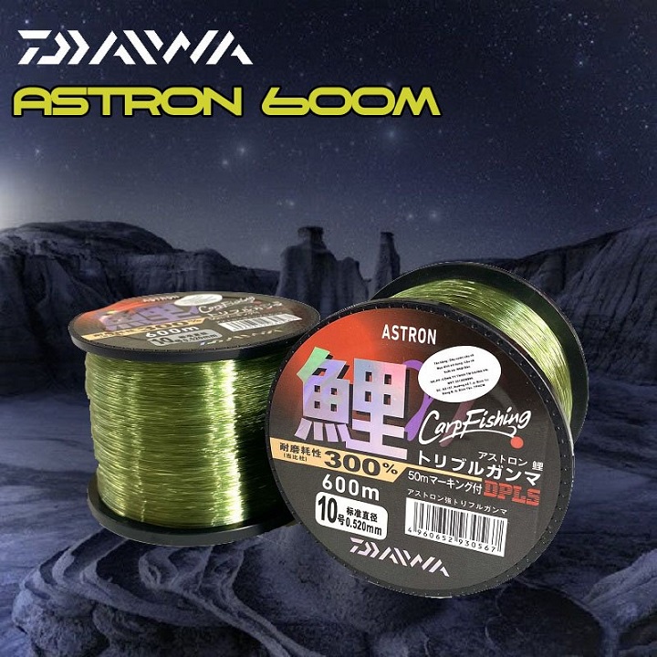 Dây Cước Câu Cá DAIWA Astron 600m (Chính Hãng Công Ty)