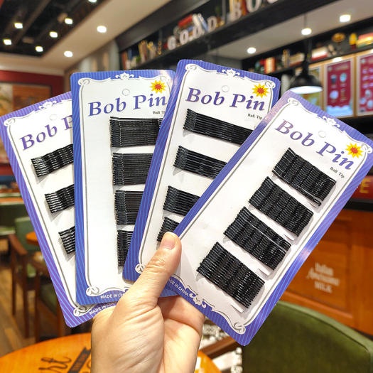 Set 60 Kẹp Tóc - Kẹp Tăm Kẹp Xỉa Màu Đen Thời Trang Dễ Thương  B104