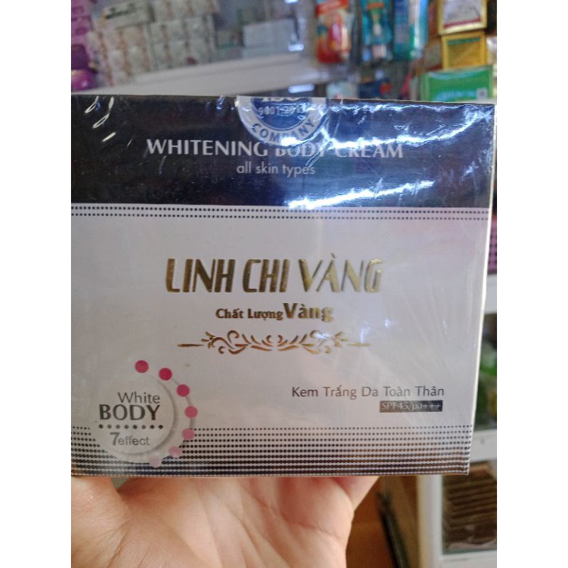 Kem Dưỡng Trắng Da Toàn Thân Body Linh Chi Vàng