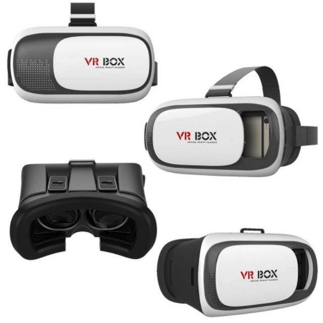 Kính thực tế ảo VR Box thế hệ thứ 2 (Đen phối trắng) _LoanNguyen