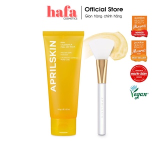 [XẢ HÀNG] Mặt nạ lột tẩy da chết Aprilskin Calendula Peel Off Pack 100g và Cọ Real Jelly Brush _ April Skin Chính Hãng