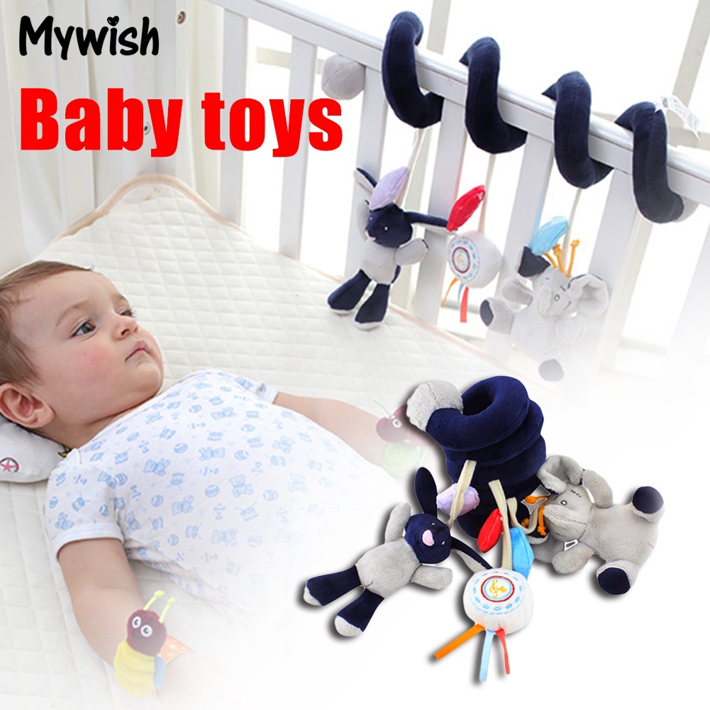 Đồ Chơi Thú Nhồi Bông Treo Xe Đẩy Em Bé