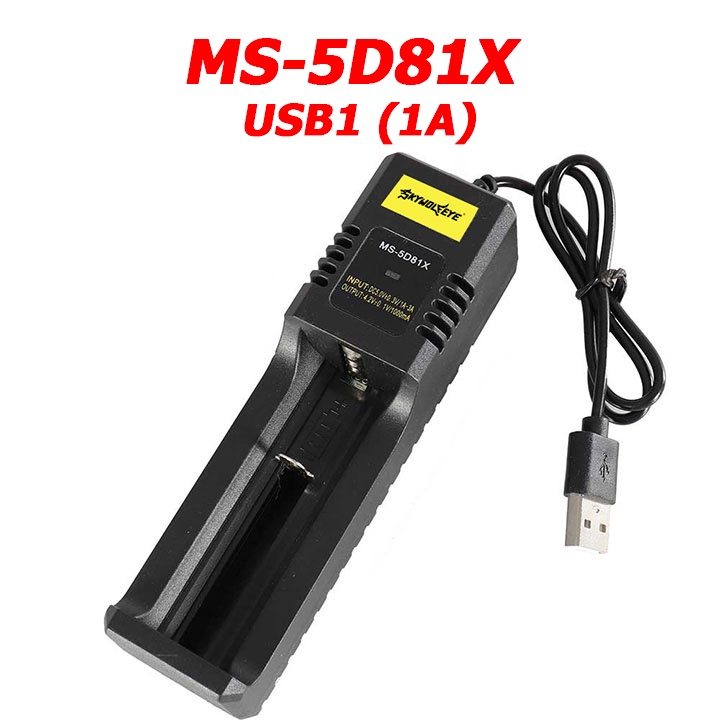 Sạc pin 18650 16340 14500 26650 Sky