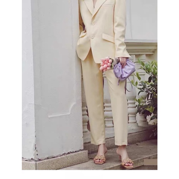 Guốc zara quai dây đan đế 6cm