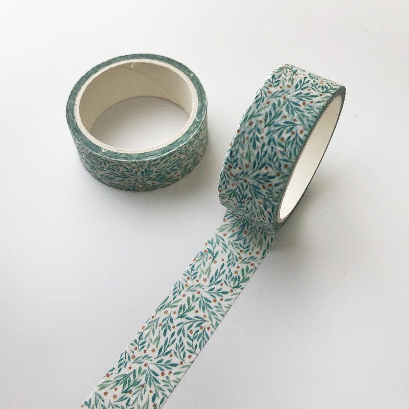 Japanese washi tape - Cuộn băng dính hoạ tiết Nhật