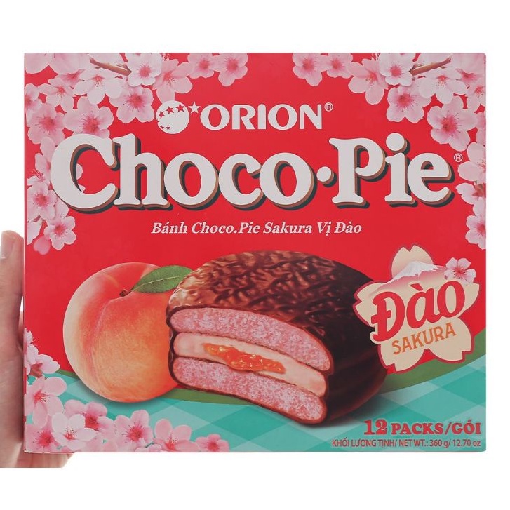 Hộp 12 cái bánh Chocopie 360 - 396g