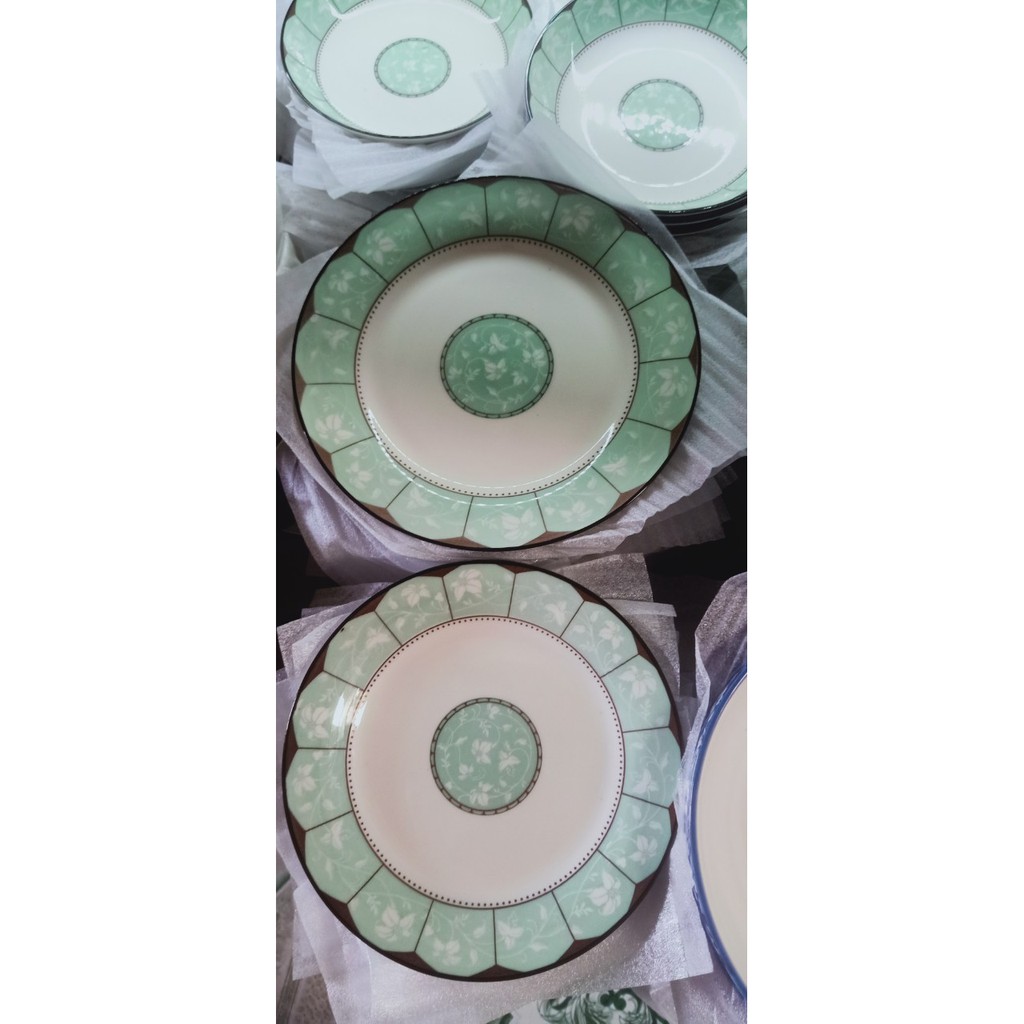 [Bigshop– kênh bán lẻ giá rẻ] set 2 đĩa sứ cạn hoa 1553