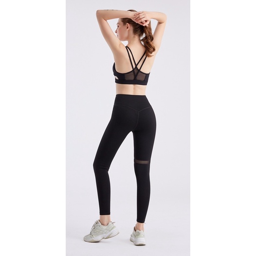 Bộ Tập Yoga Gym Lưới Đùi S59